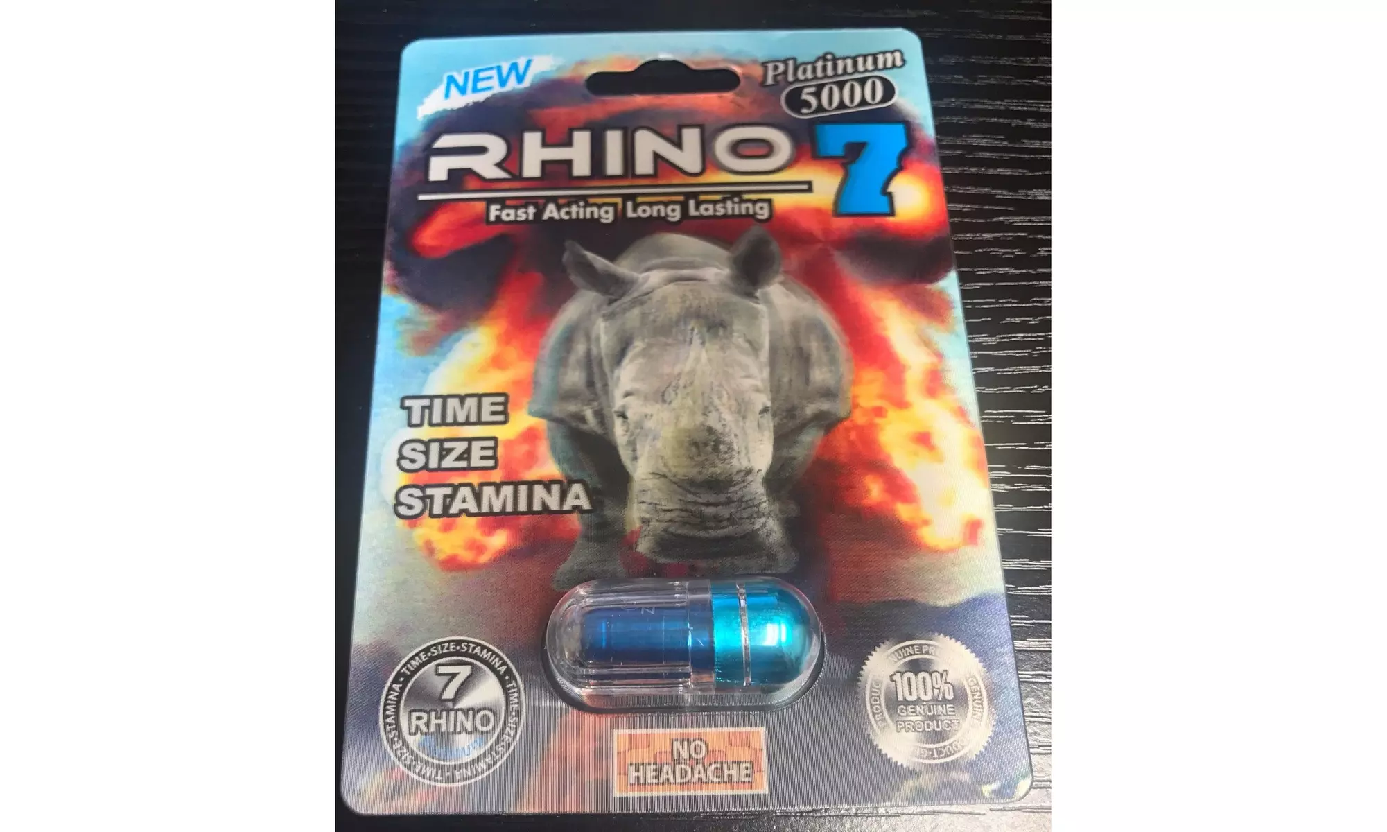 Rhino 7 Platinum 5000 enhancement supplement - Primary Image
