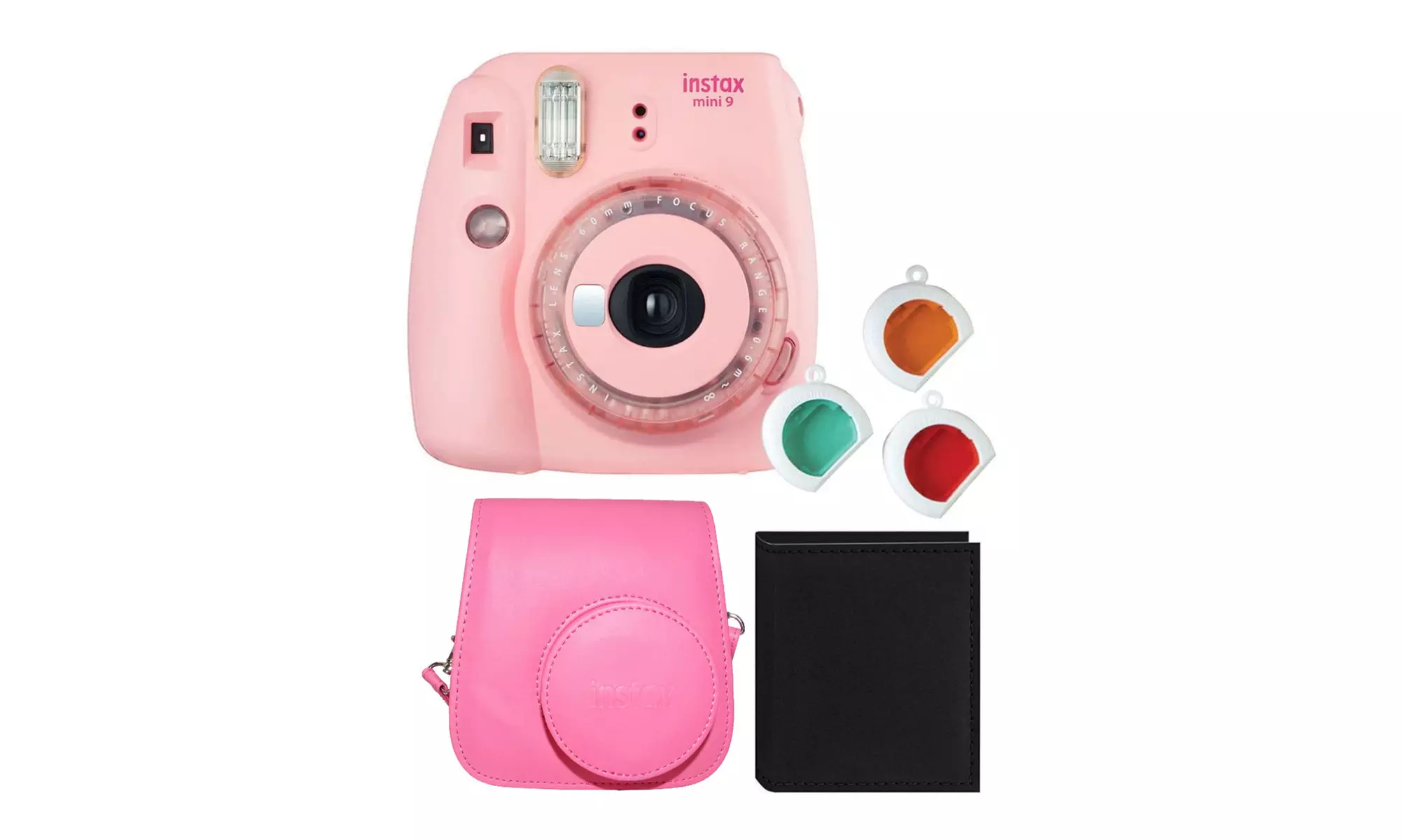 Fujifilm Instax Mini 9 Instant Film Camera with Case and Album Bundle - Primary Image