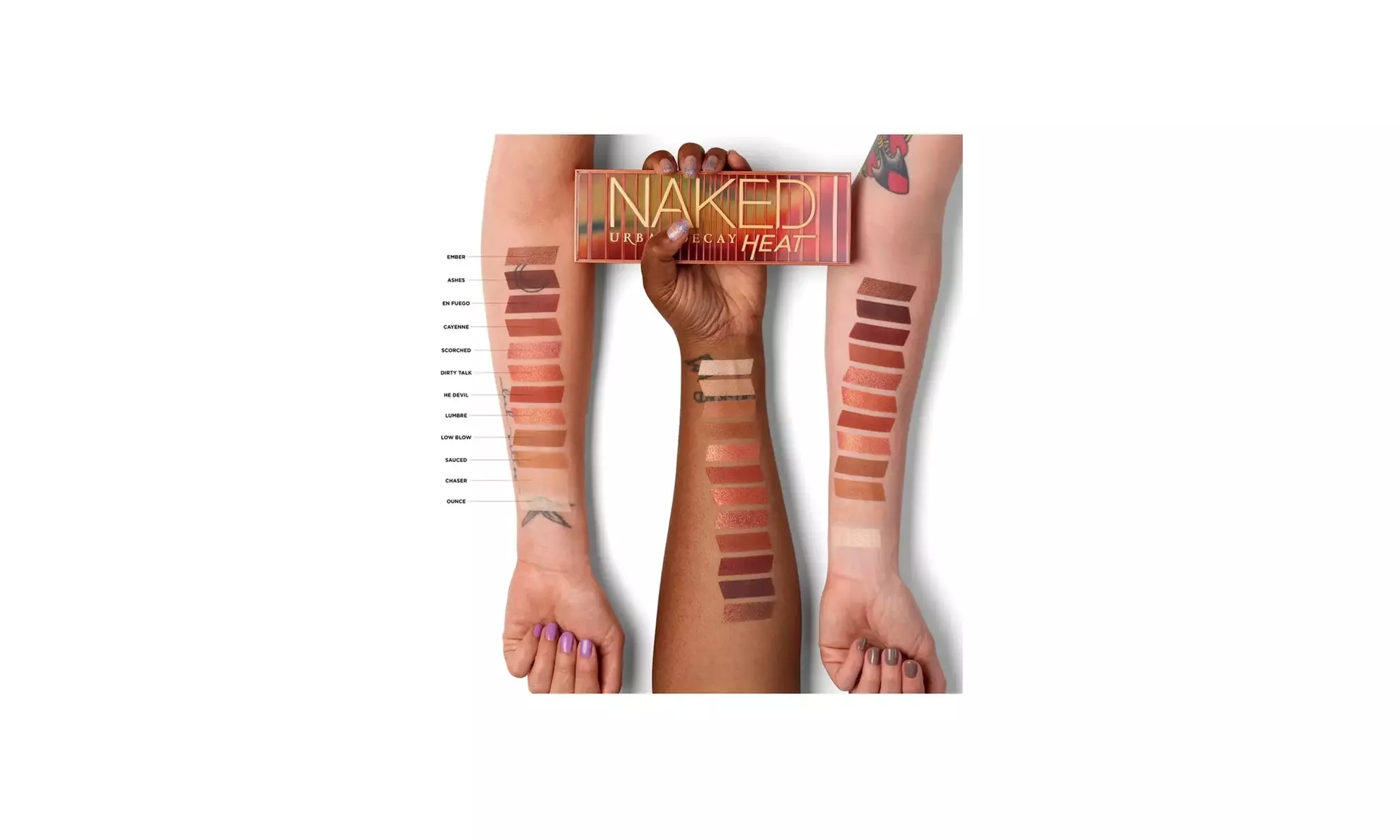 Urban Decay Naked Naked3 or Heat 12 color Eyeshadow Palette