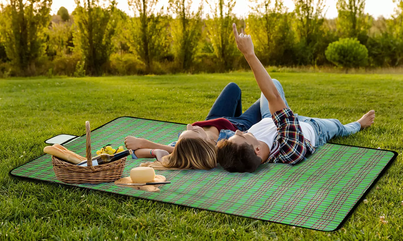iMounTEK Waterproof Sandproof Picnic Blanket Outdoor Beach Mat - 60" x 78"