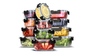 EATEX Glass Food Storage Containers with Lids