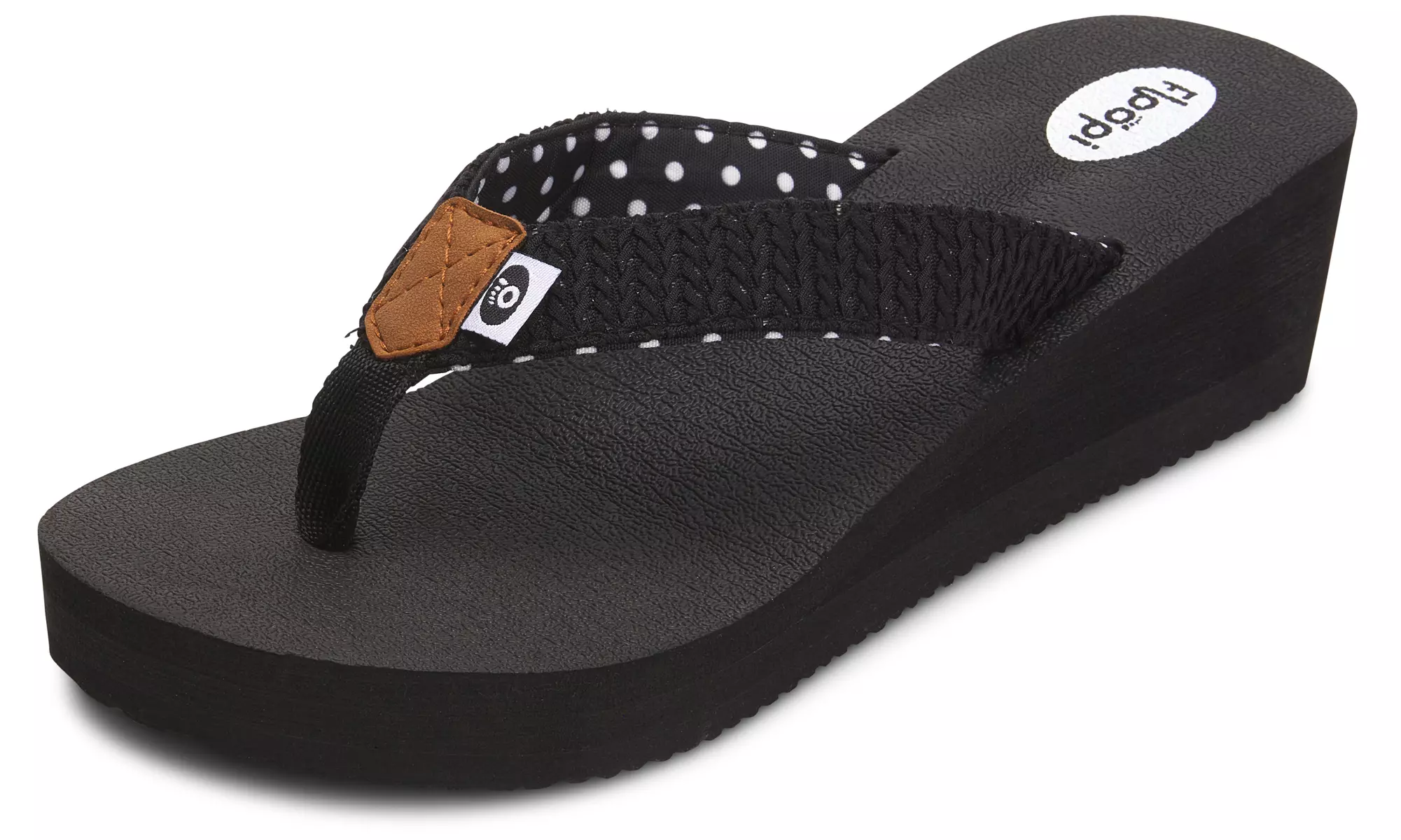 Floopi Women's Thong Flip Flop Wedge Sandals