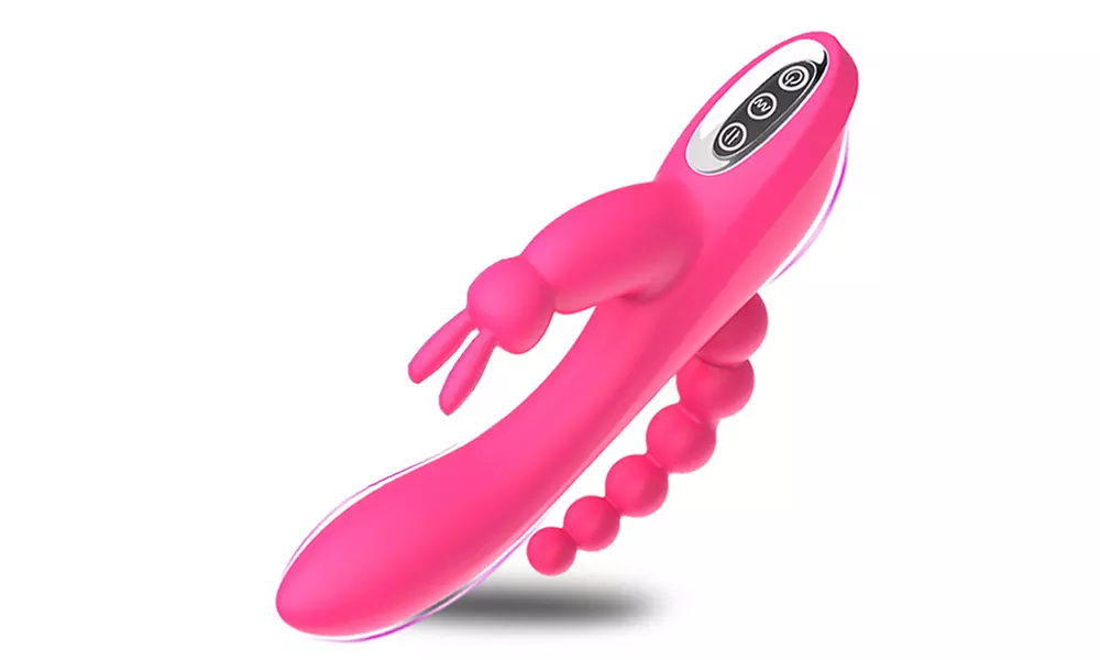 3 In 1 Rabbit Vibrator Clitoral Stimulator Rechargeable Adult Sex Toys - Second Medium