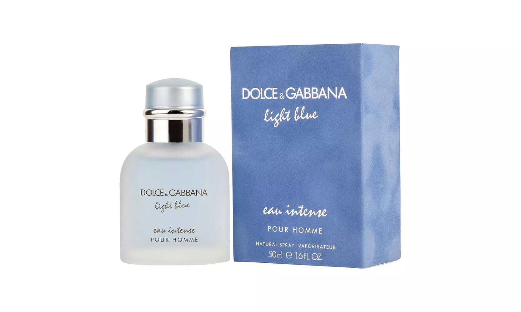 Dolce & Gabbana Light Blue Eau Intense EDP 1.6 oz / 50 ml Spray For Men - Primary Image