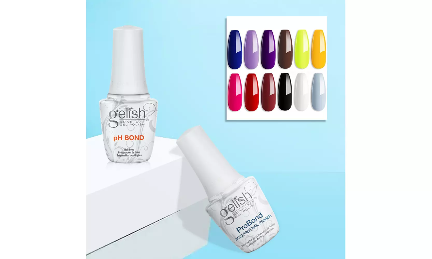 Harmony Gelish Prep Pack pH Bond (Dehydrator) ProBond Acid Free Nail Primer - Primary Image