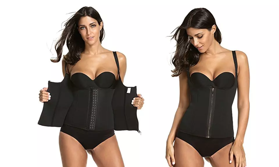 Double Layers Compression Sweating Waist Trainer Cincher Corset Shapewear - Primary Image
