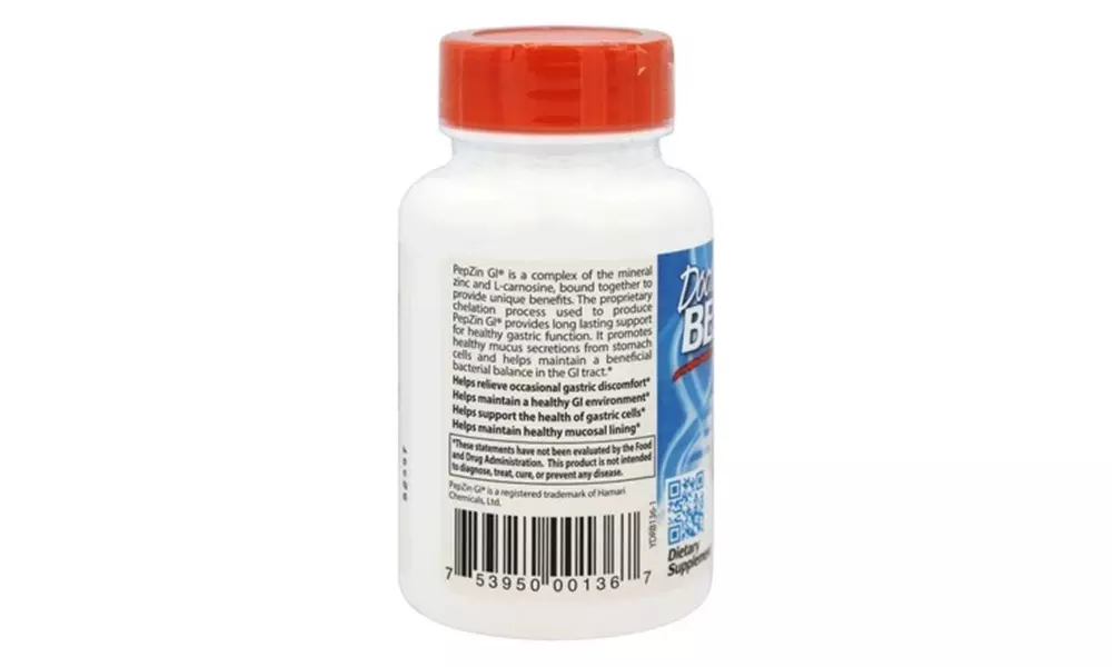 Doctor's Best Zinc Carnosine Complex with PepZin GI - Second Medium