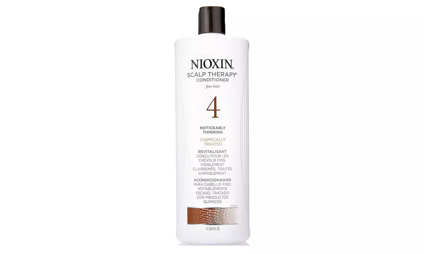 Up to Six-Pack of Nioxin System 4 Scalp Therapy Conditioners 33.8 oz  - Second Medium