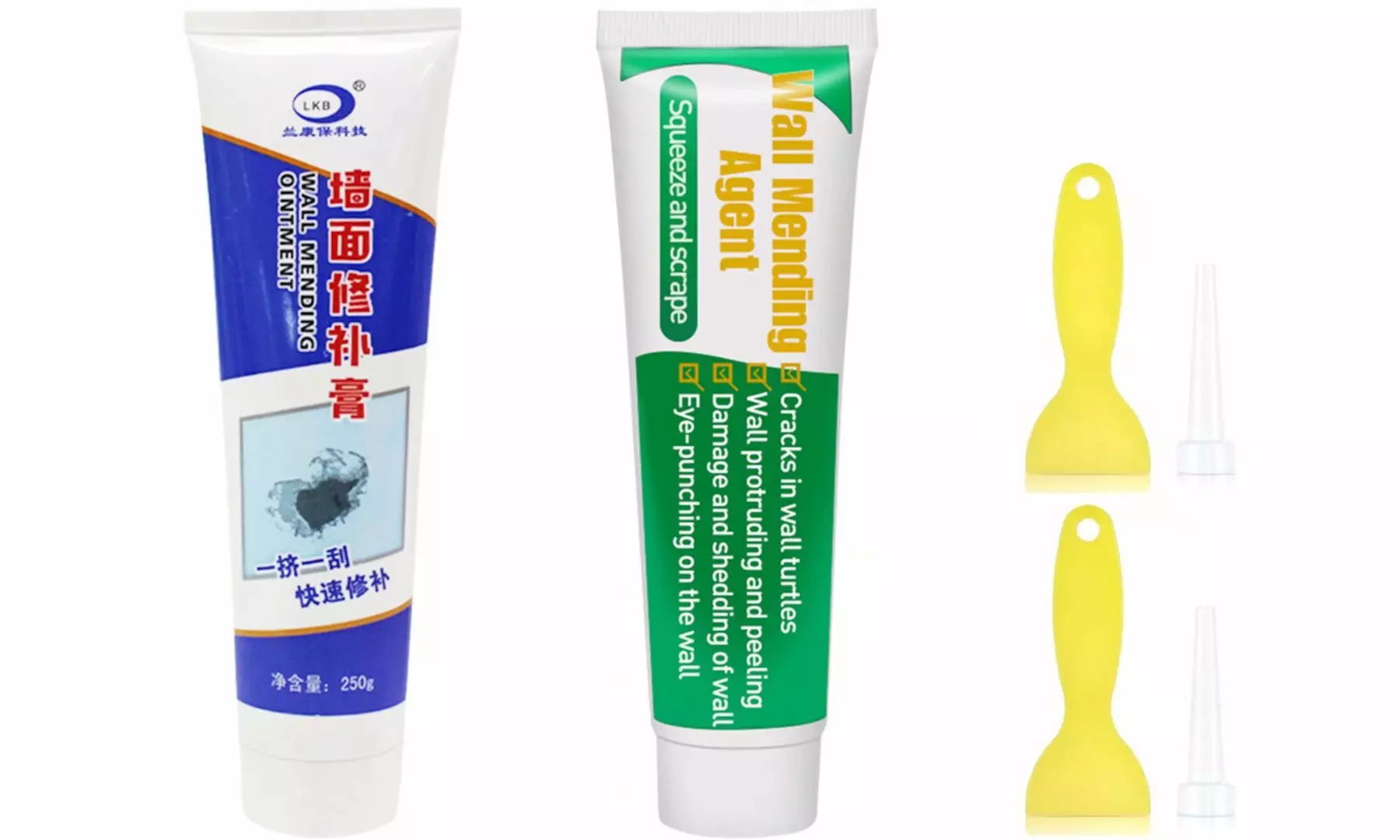Wall Mending Agent Wall Repair Cream Wall Crack Repair Mending Agent Wall Paste - Primary Image