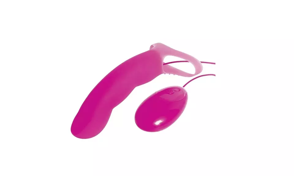 Adam and Eve Silicone G-Spot Touch Finger Vibrator - Pink - Second Medium