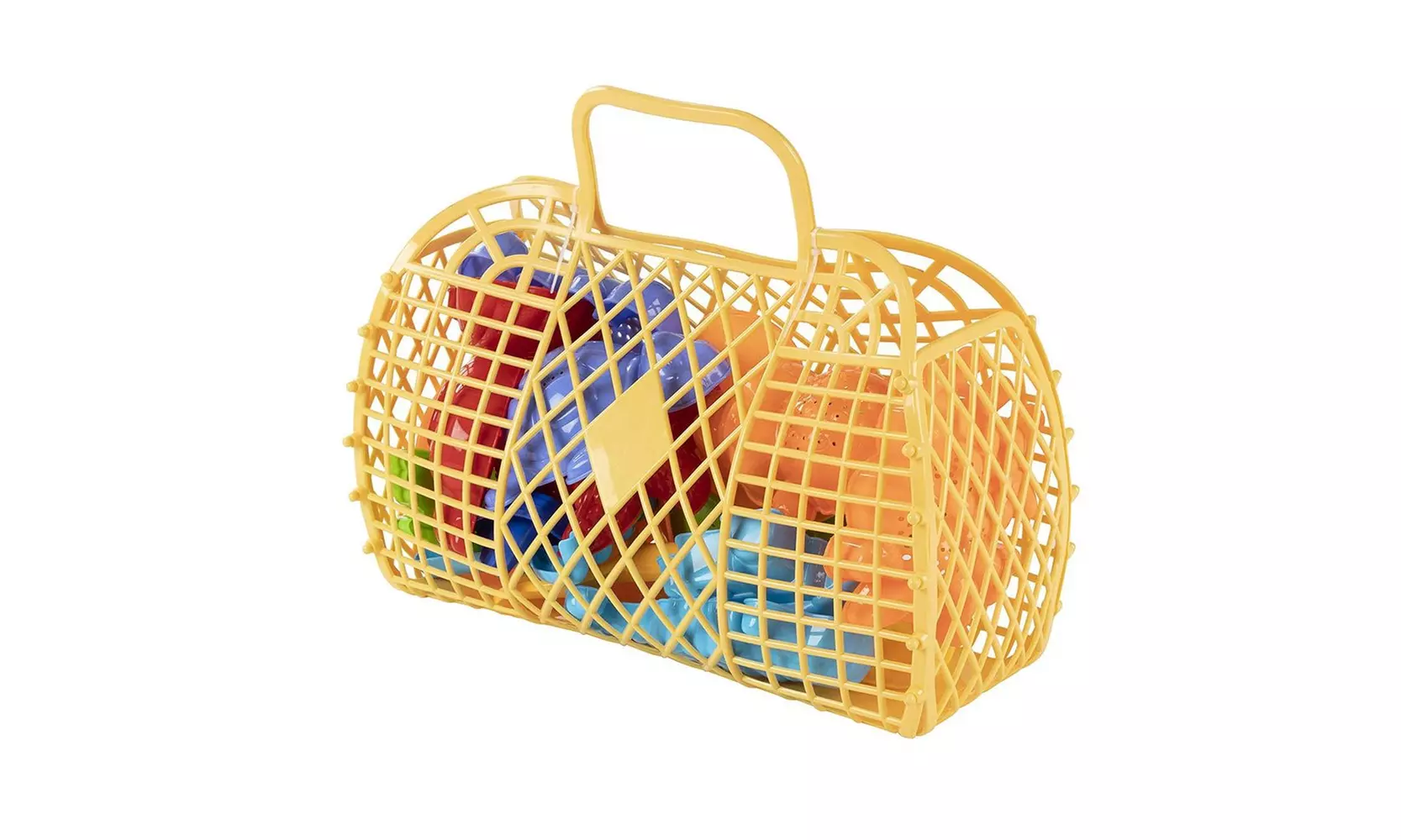 25-Pack Kids Beach Toys Sand Toys Sandbox Play Set w/ Bucket Shovel Basket Mold - Second Medium