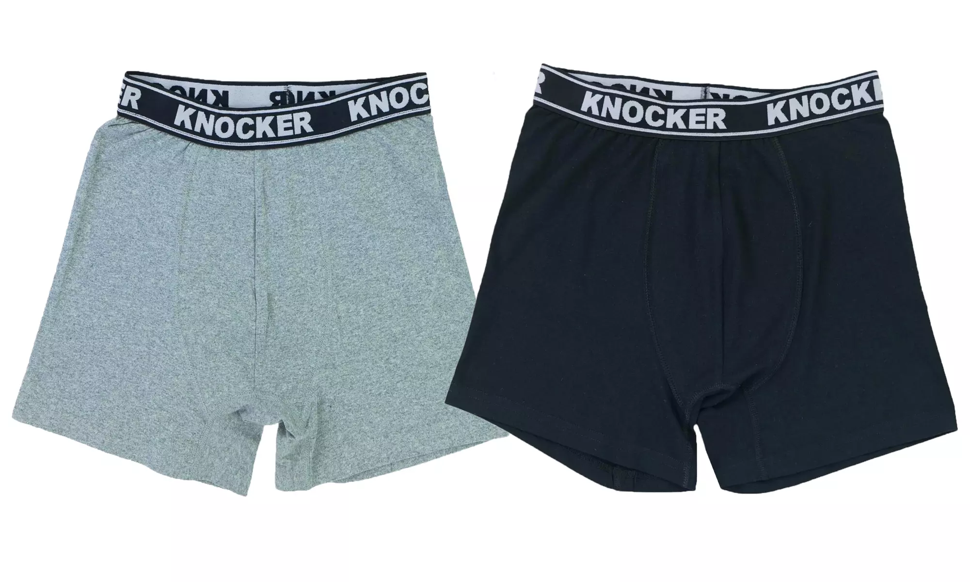 Men's Basic Assorted Cotton Stretch Boxer Briefs - 3 or 6 Pack