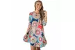 Ethnic Floral Pocket Large Swing Dress - Second Medium