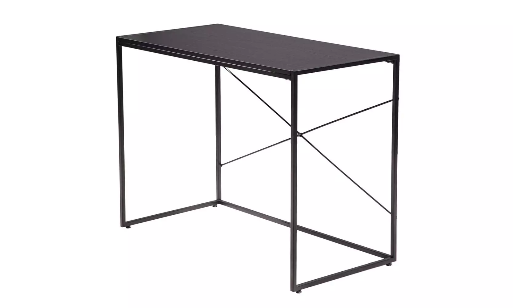 Concise Computer Desk PC Workstation with Metal Leg Writing Study Table - Second Medium