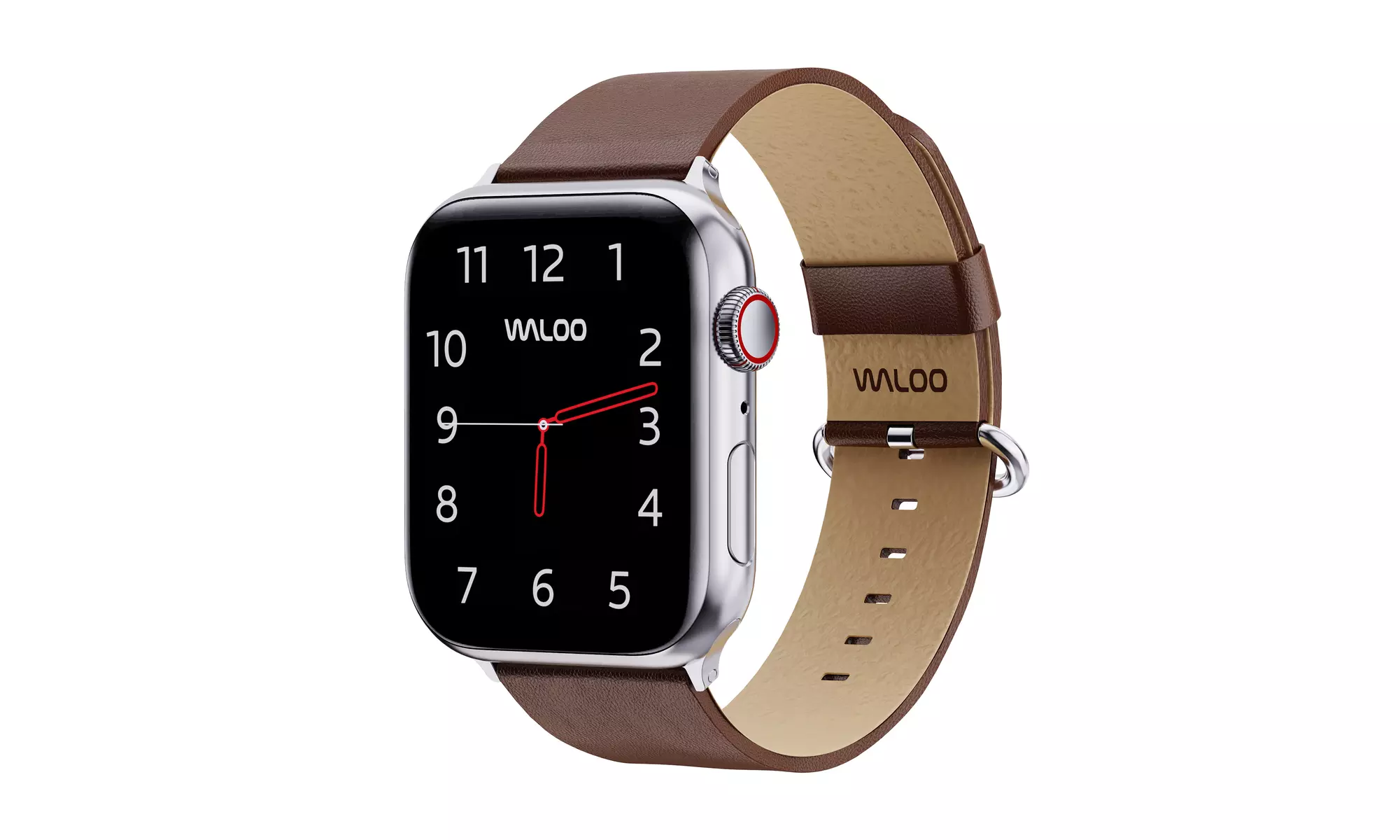 Waloo Leather & Metal Replacement Bands for Apple Watch - All Series