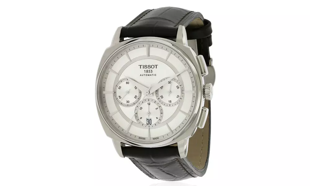 Tissot T-Lord Automatic Chronograph Leather Mens Watch T0595271603100 - Primary Image