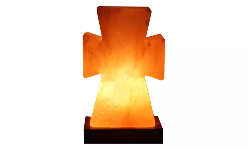 Cross Model Himalayan Salt Lamp - Primary Image