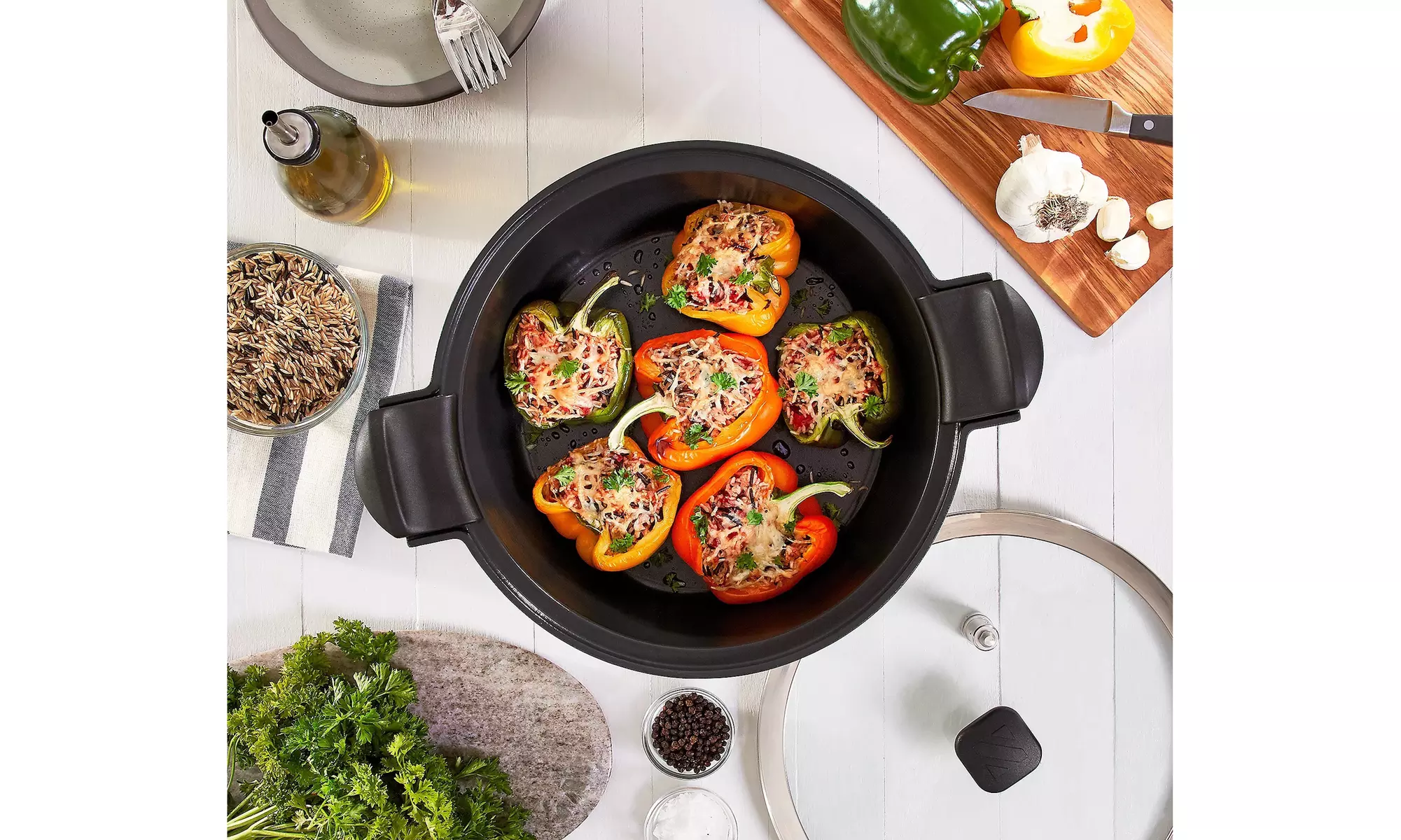 6-qt Nonstick Cast-Iron Infusion Pot - Second Medium