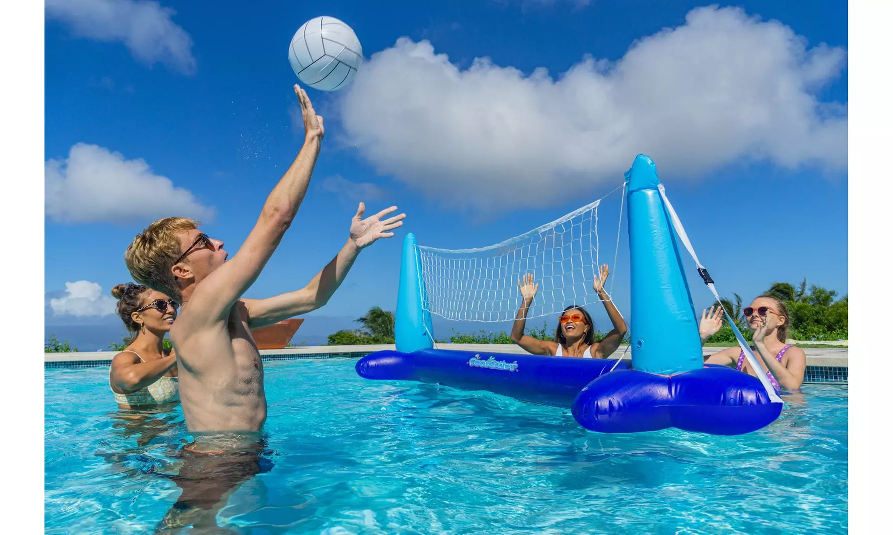 Inflatable Floating Volleyball Set  - Second Medium