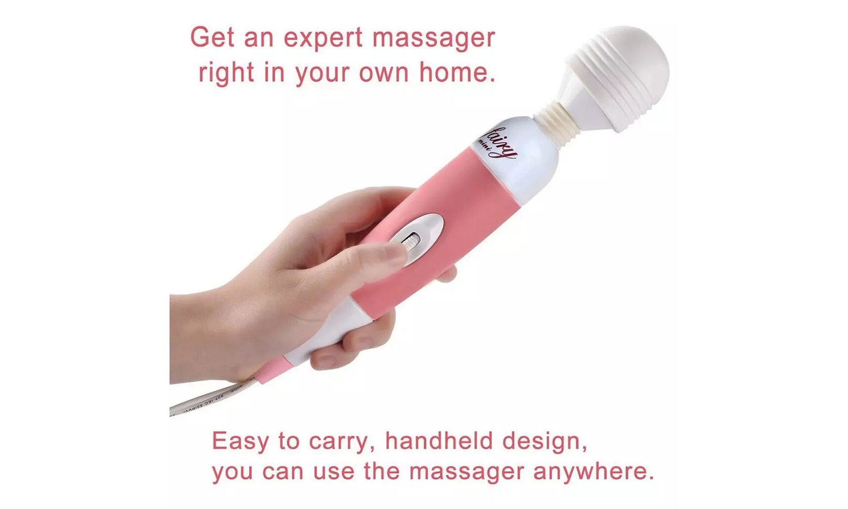 220V Powerful Magic Wand AV Vibrator Sex Toys Clitoris Stimulator