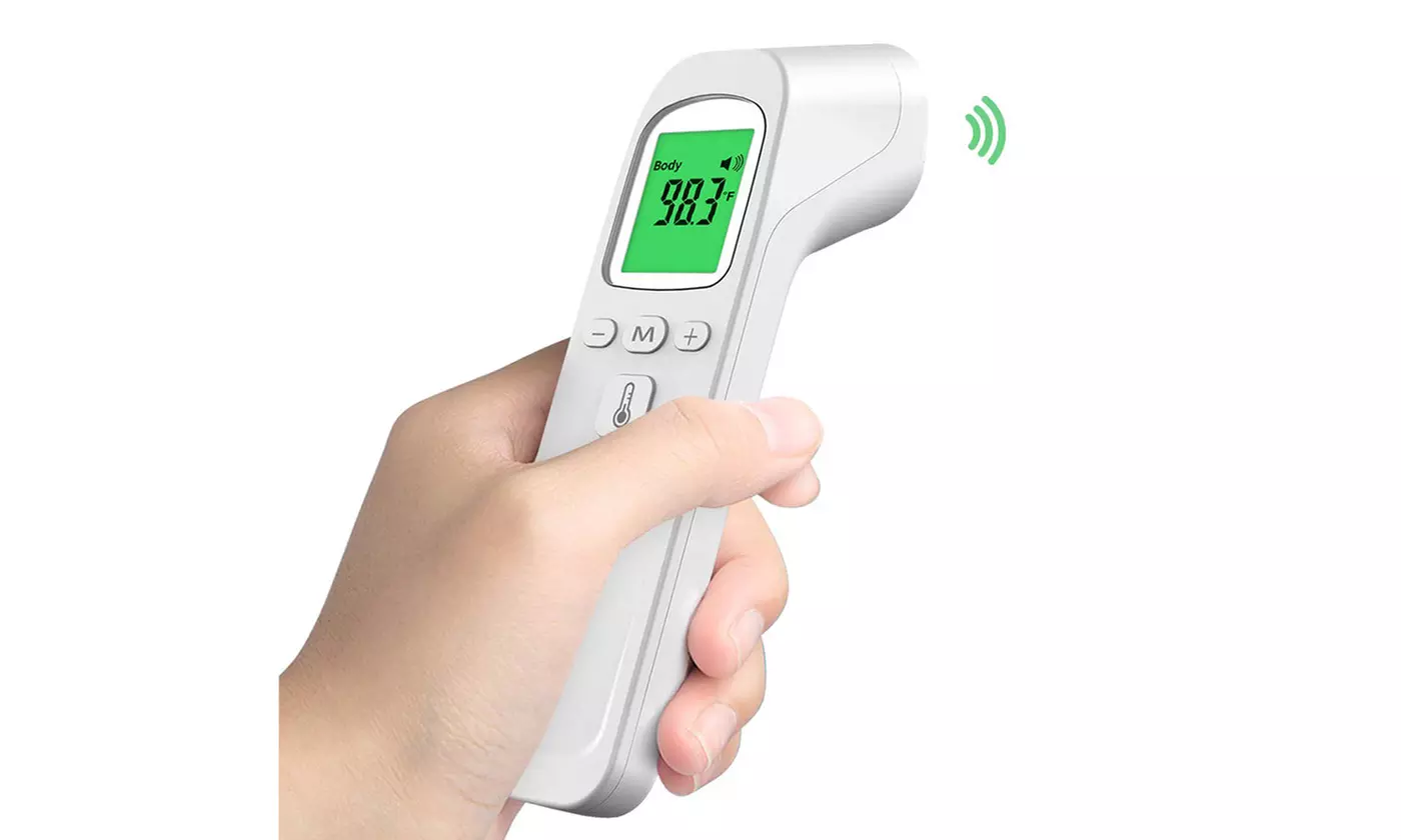 Accurate Non-Contact Infrared Thermometer with Fever Alarm - Second Medium