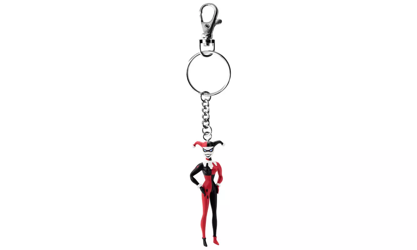 DC Comics 3D Bendable Keychains Batman, Superman, Robin, Harley Quinn & More - Second Medium