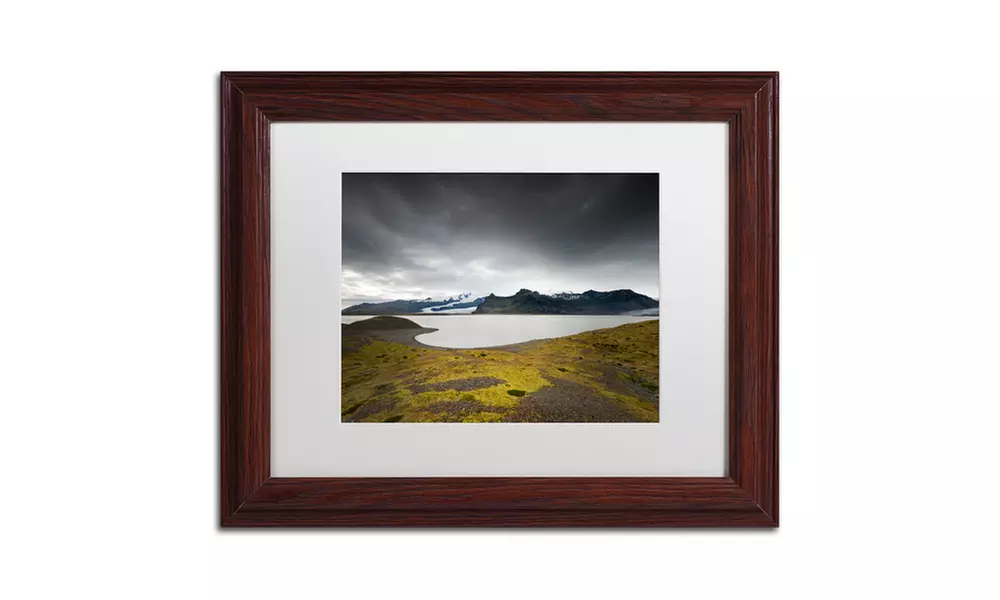 Philippe Sainte-Laudy 'Threat in the Sky' Matted Wood Framed Art - Primary Image