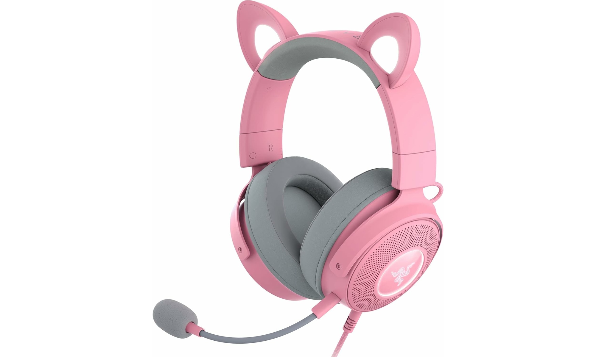 Razer Kraken Kitty V2 Pro Wired RGB Gaming Headset Quartz Pink Refurbished 