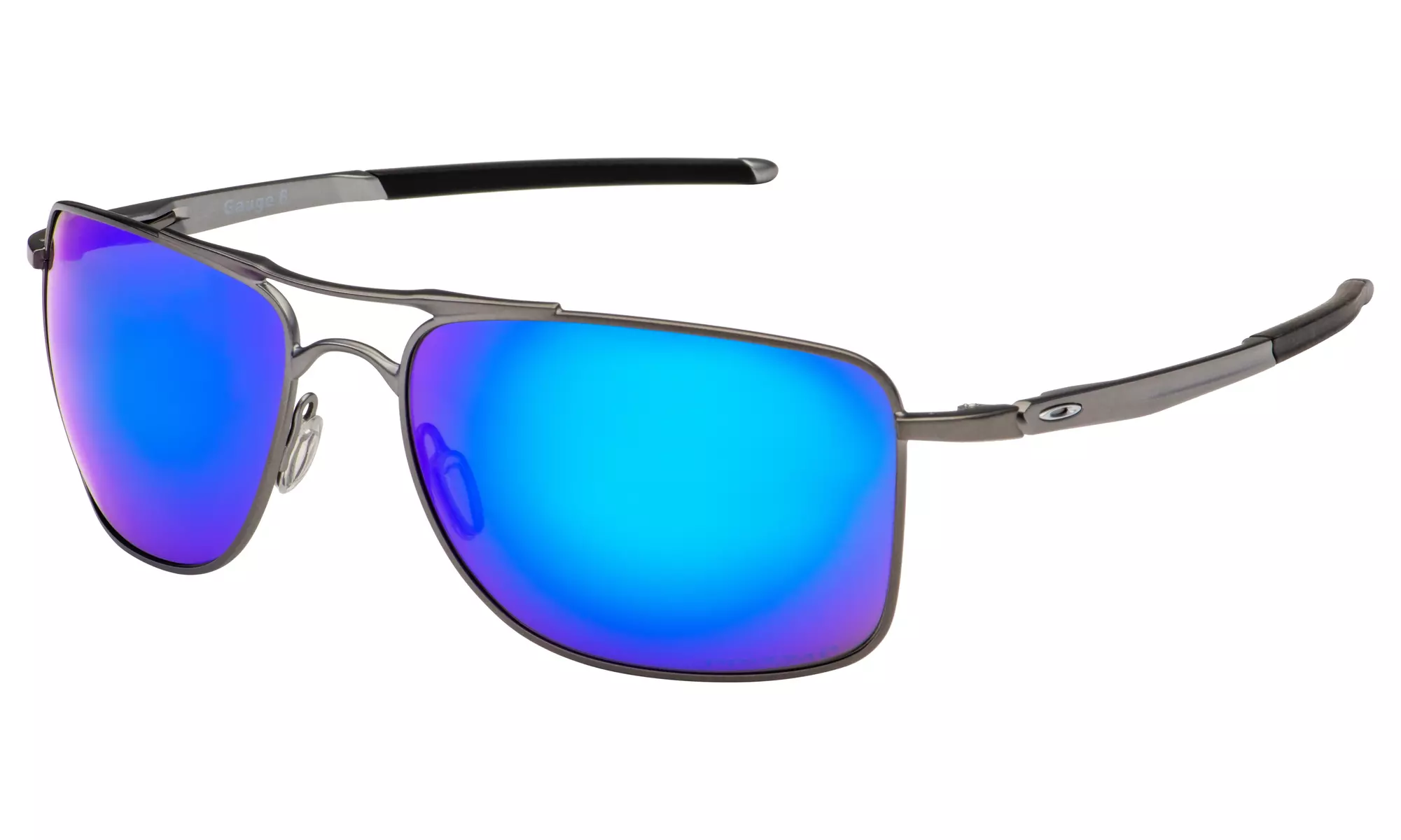 Oakley Gauge 8 L Sunglasses OO4124-0662 Gunmetal  Prizm Sapphire Polarized - Primary Image