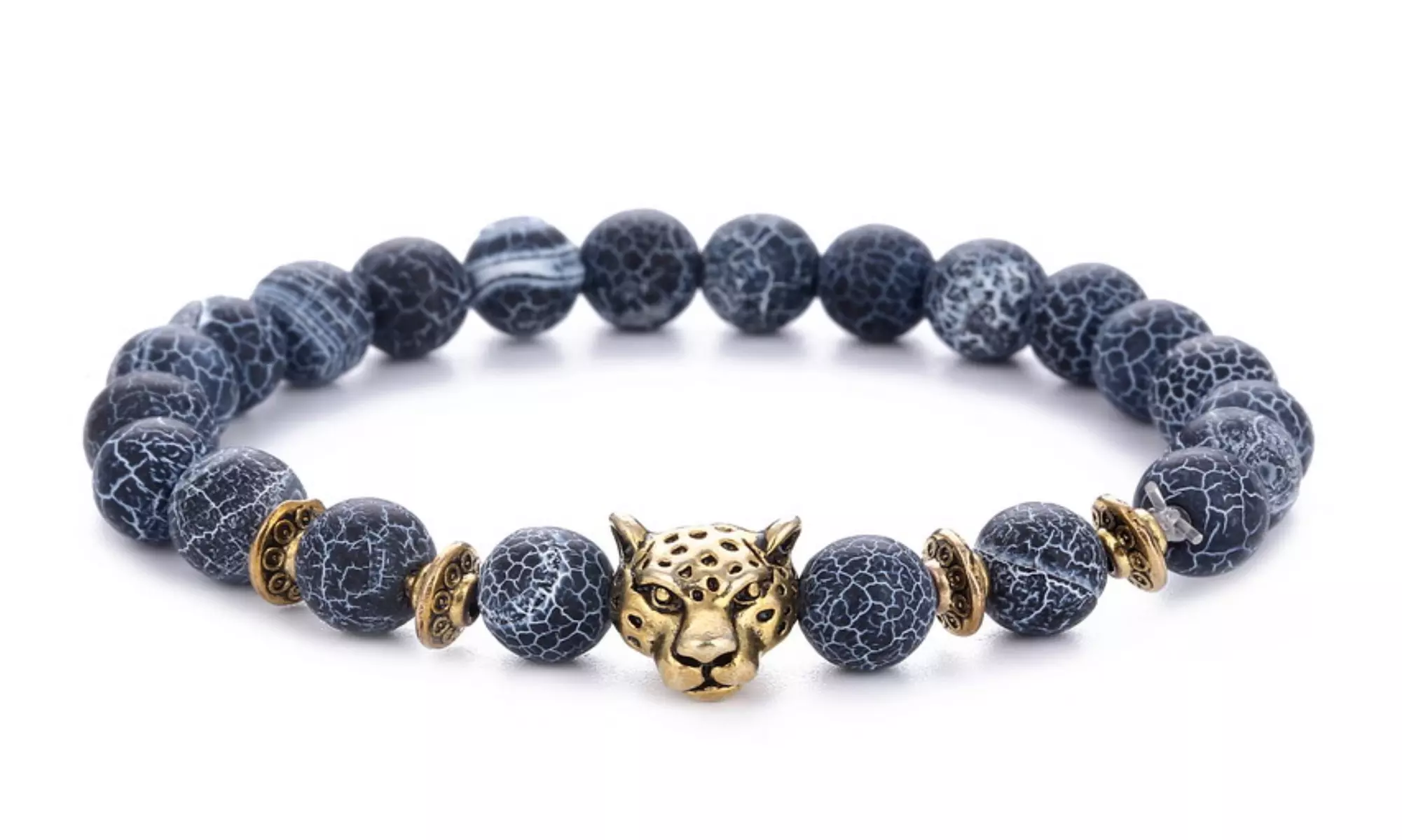 Men's Natural Stone Chakra Bracelet by Akor