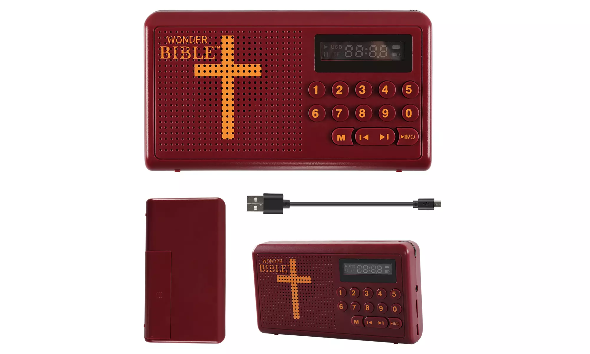 Rechargeable Bible Audio Player Electronic Bible Player - Primary Image