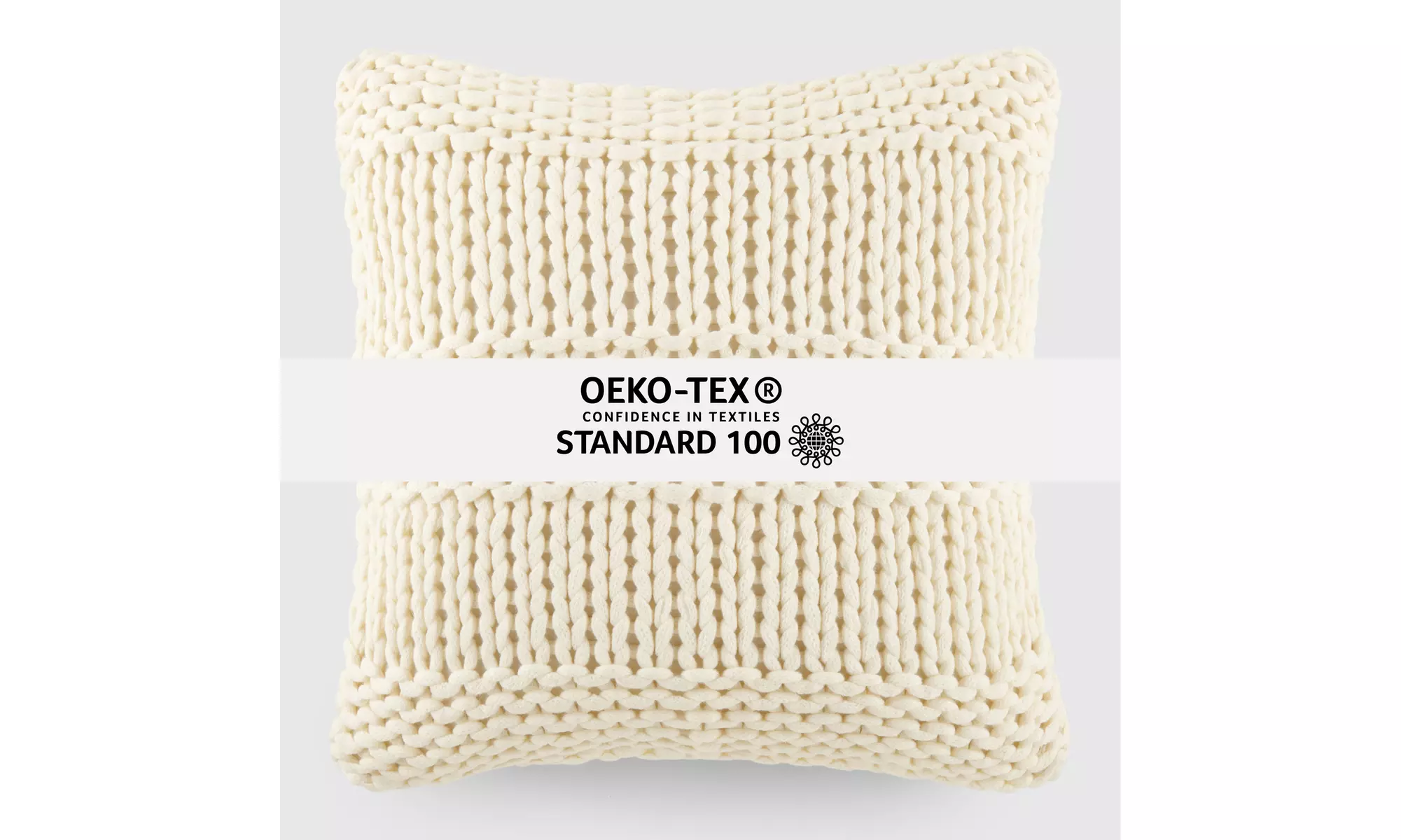 iEnjoy Home Cozy Chunky Knit Acrylic Decor Throw Pillow