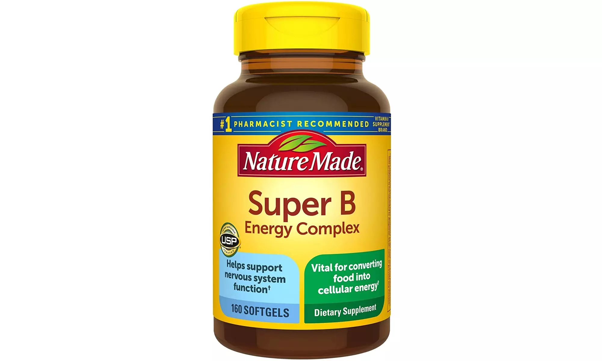 Nature Made Super B Energy Complex, Supplement for Brain Cell Function Support - Primary Image