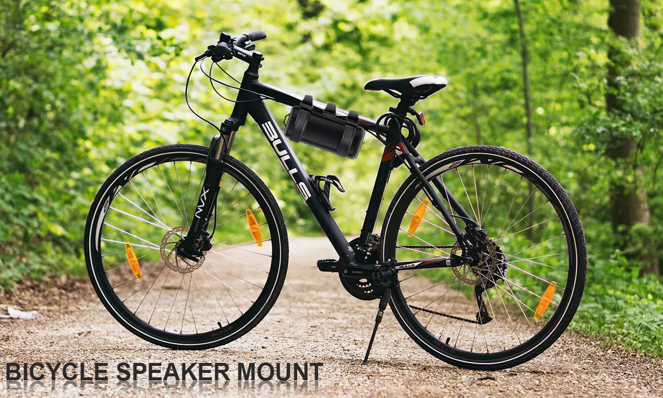 Portable Speaker Mount for Golf Cart Railing Adjustable Strap Bluetooth Speakers