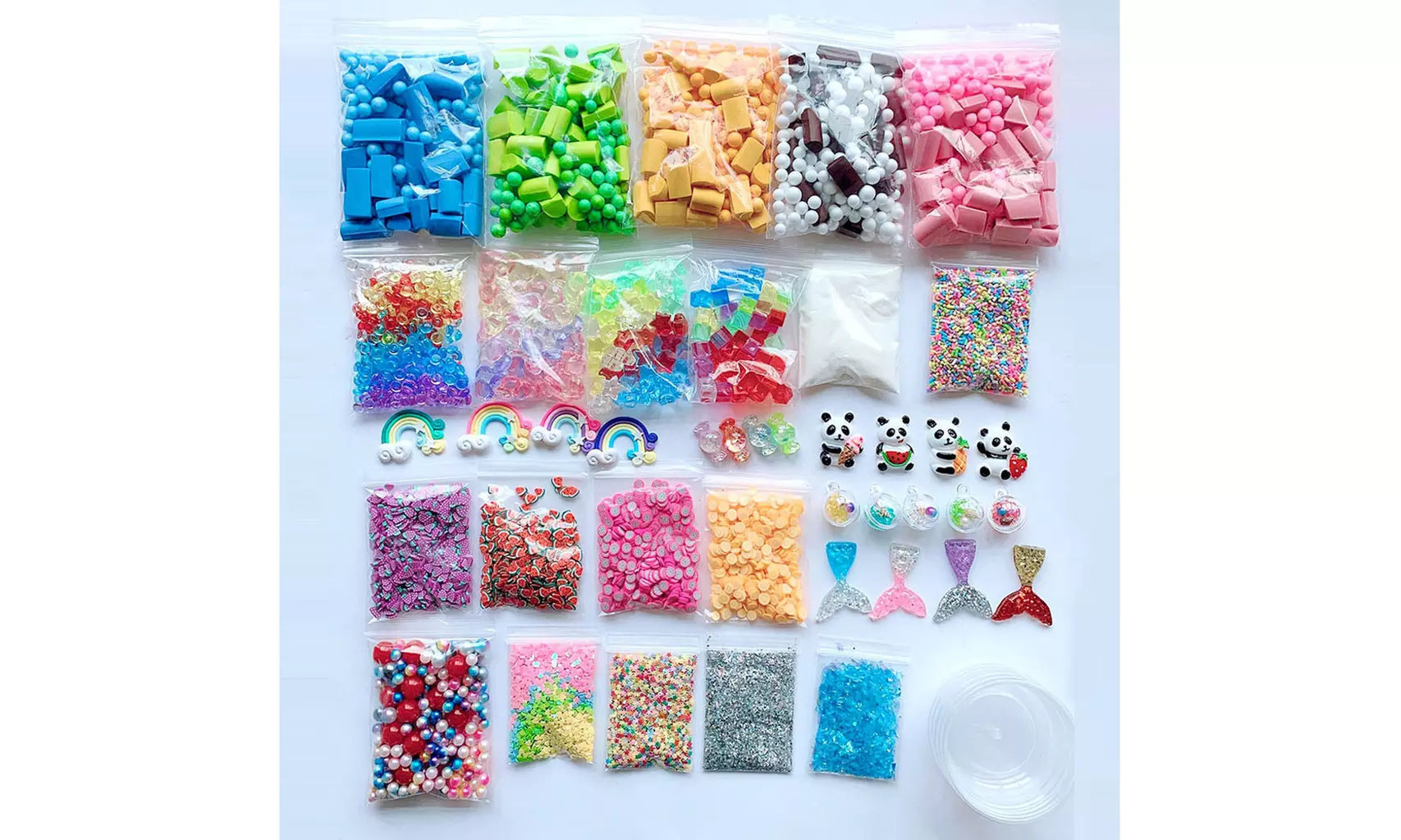 Slime Supplies Kit Foam Beads Charms Styrofoam Balls Tools For DIY Slime Making - Primary Image