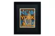 Anderson Design Group 'New York Night' Matted Black Framed Art - Second Medium