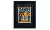 Anderson Design Group 'New York Night' Matted Black Framed Art