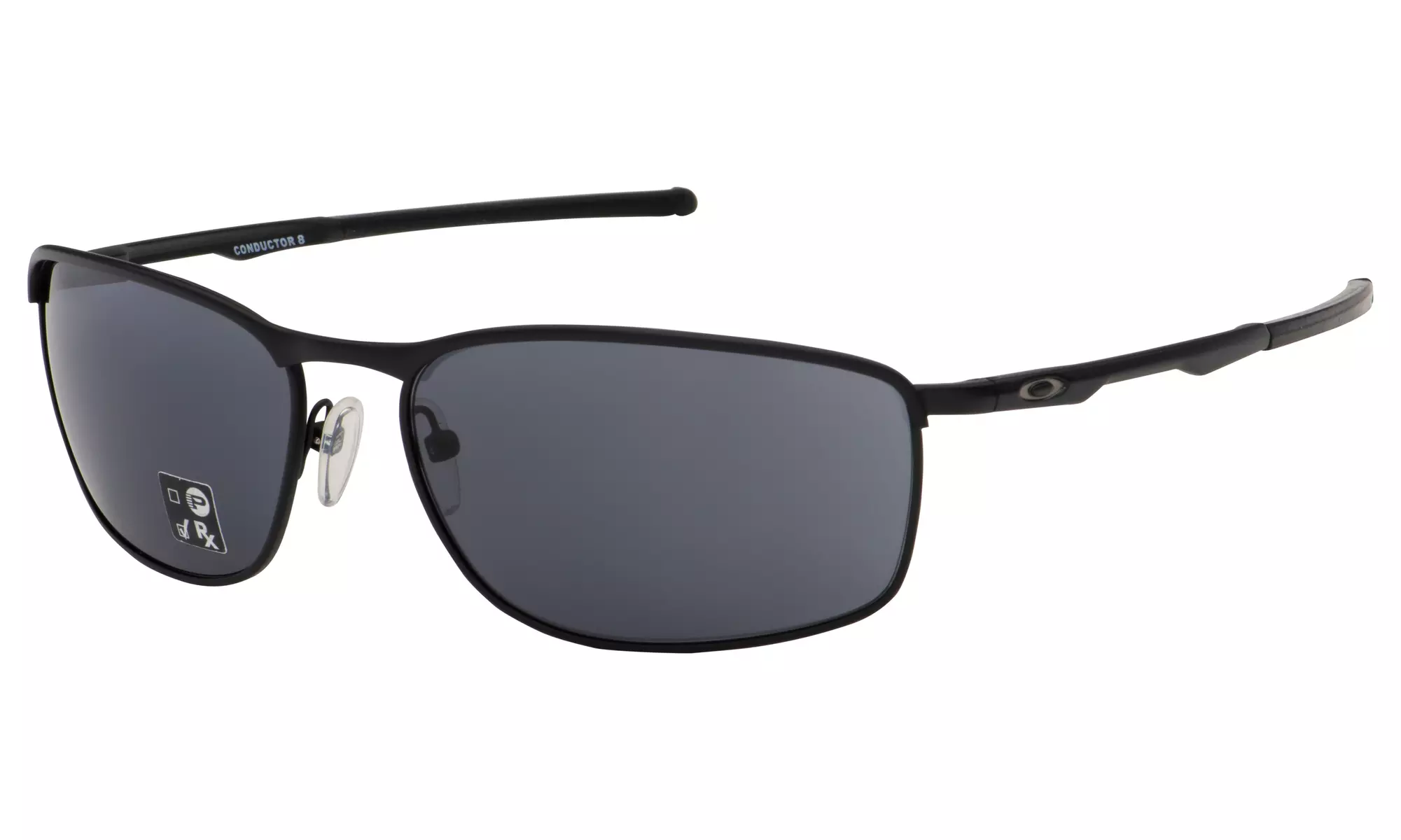 Oakley Conductor 8 Sunglasses OO4107-01 Matte Black  Grey Lens - Primary Image