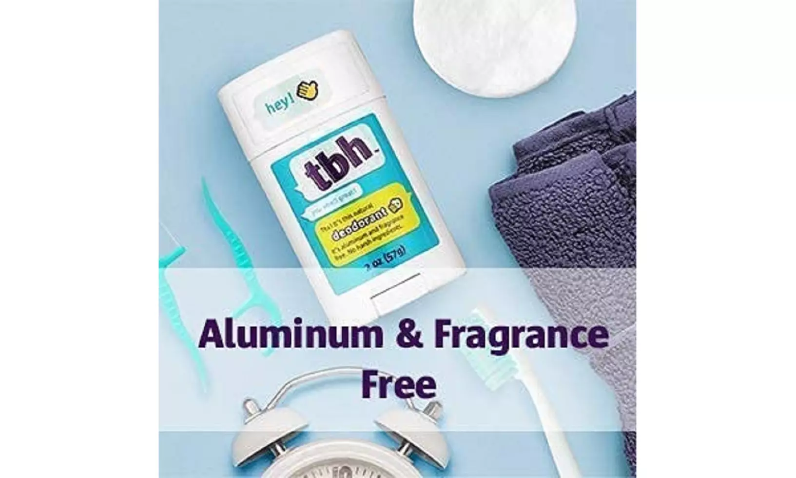 TBH Kids Deodorant - Unscented Deodorant for Kids - Made w/ Natural Ingredients - Second Medium