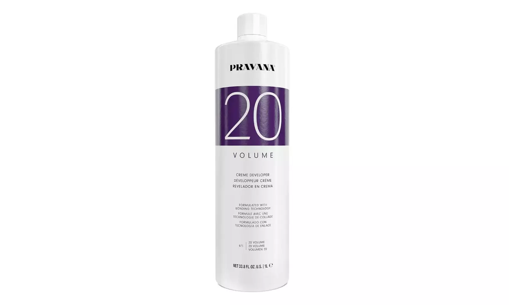 Pravana 20 Volume Creme Developer (6%) with tint color brush - Primary Image