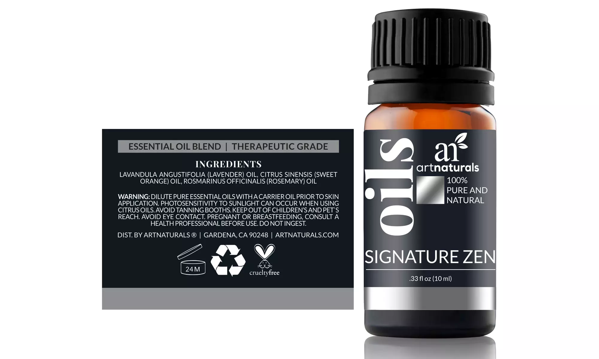 artnaturals Signature Zen Oil - 10ml - 100% Pure Natural Essential Oil Blend  - Primary Image