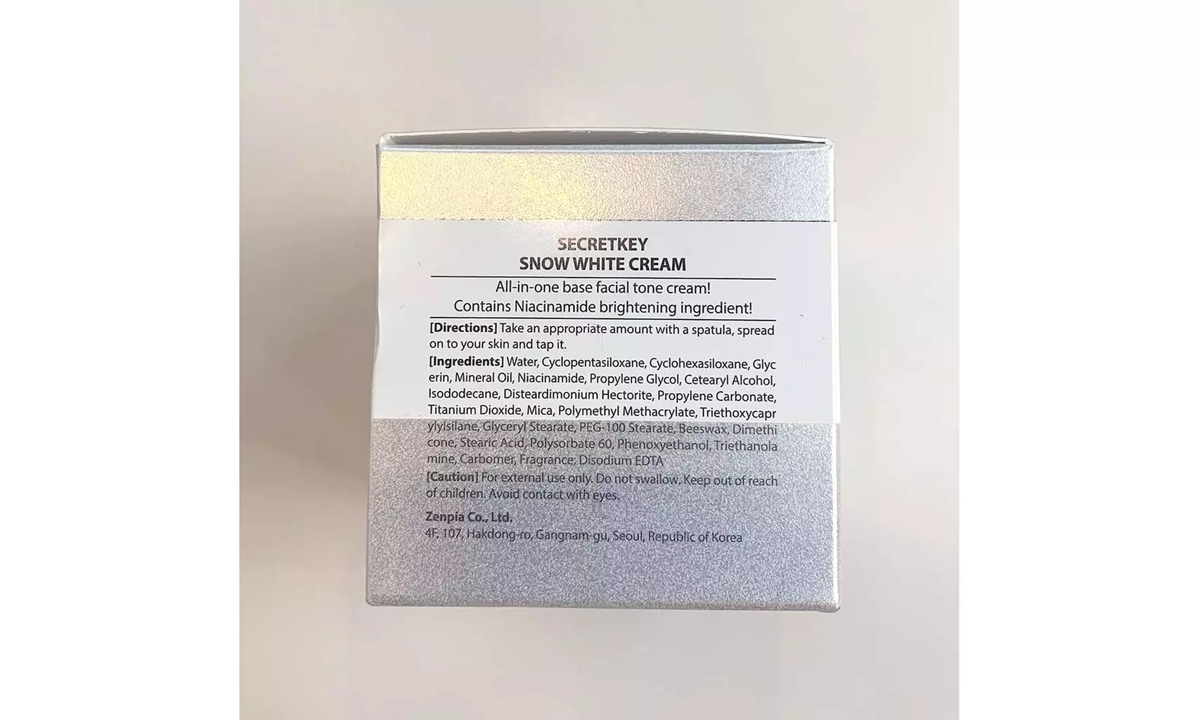 Secret key Snow White Cream 50g - Second Medium