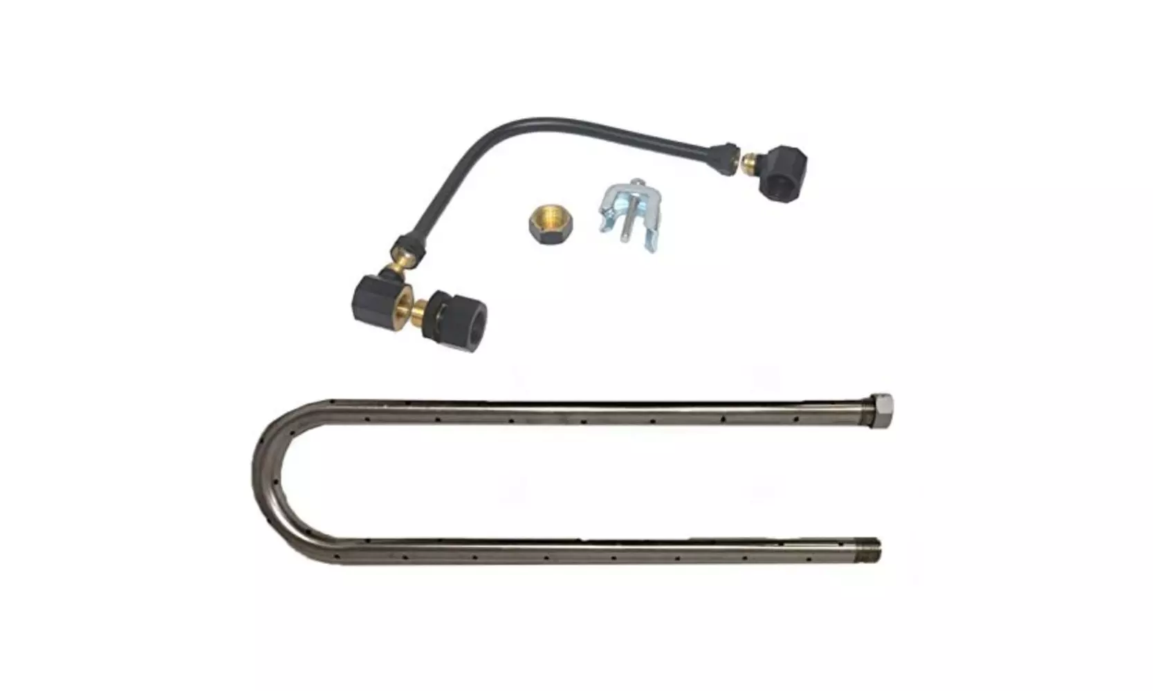 Tretco OB1U-BK2-24-NG 24 in. Powder Coated U Burner Kit, Natural Gas - Second Medium