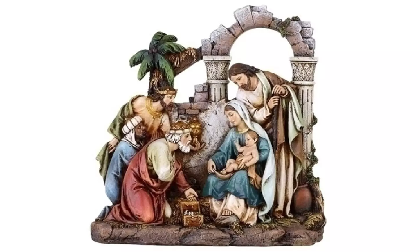 8.5" Joseph's Studio Religious Christmas Nativity Scene Holy Family Figures - Primary Image