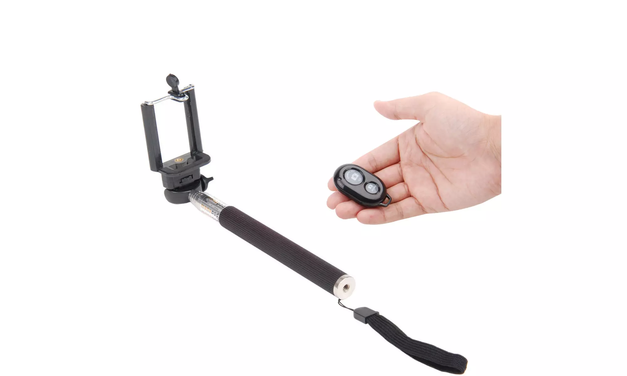 Selfie Stick with Bluetooth Remote Shutter - Primary Image