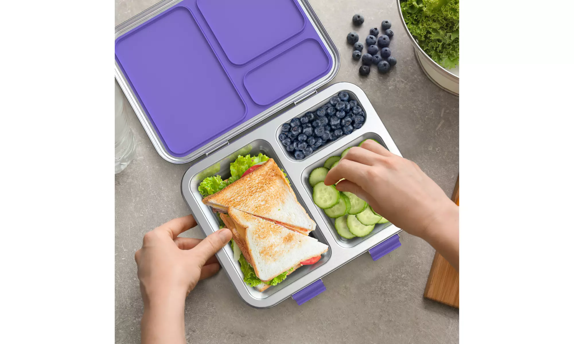 Bentgo Kids Stainless Steel Leak-Resistant Lunch Box