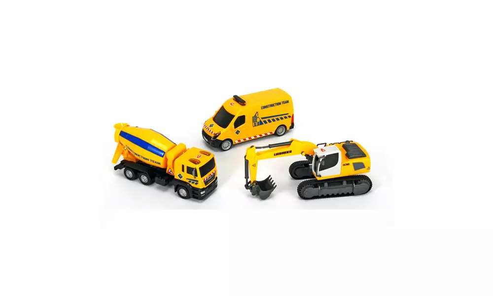 Dickie Toys - Liebherr Construction Team with Liebherr R936 Excavator - Primary Image