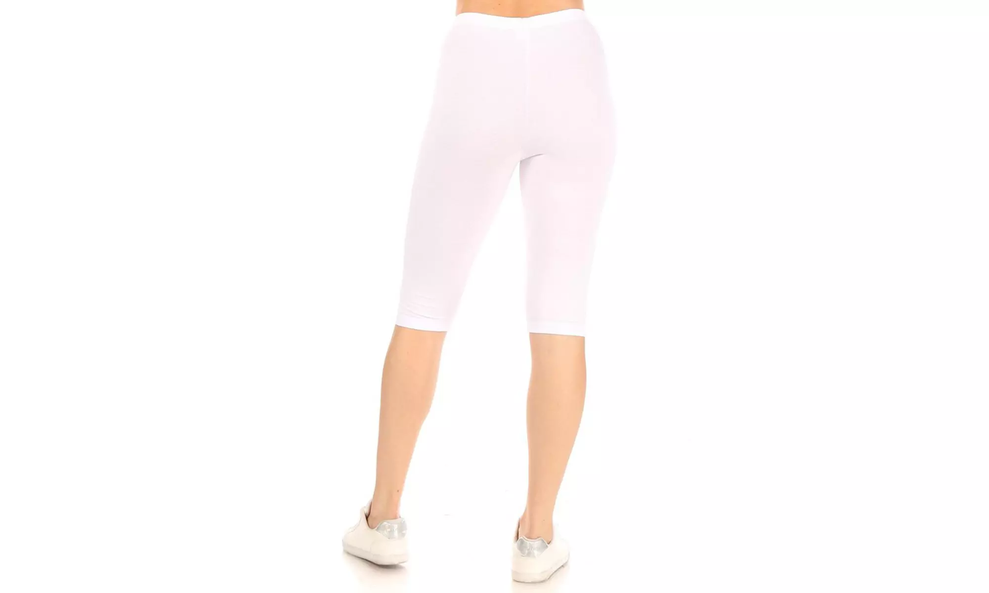 Women's Casual Solid Slim Running Yoga Capri Leggings (Pack of 3)