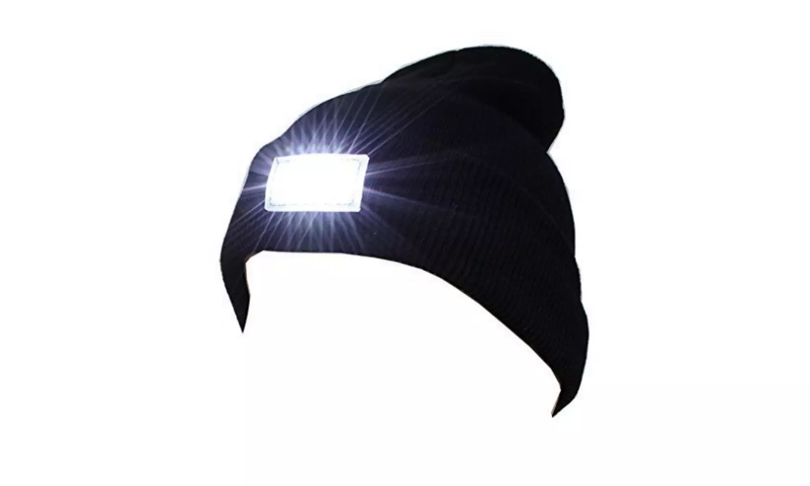 Unisex 5 LED Knitted Flashlight Beanie Hat - Primary Image