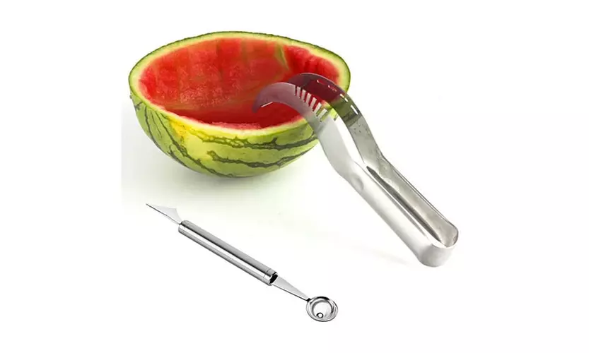 Wowzy 2 IN 1 Deal Watermelon Slicer With Mellon Baller And Fruit Carver - Second Medium